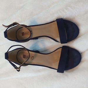 Blue/Navy Chunky Heels